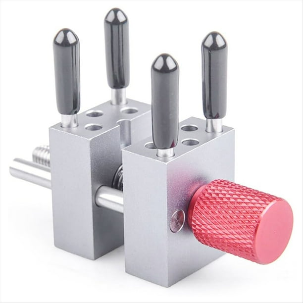 Herramienta Artesanal para Modelos Pasatiempo, Mini Tornillo Banco, Herramientas Sujeción Manuales Producción Precisión Totalmente Metálicas para Modelos Ensamblaje