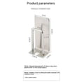 thumbnail image 5 of 304 Stainless Steel Toothbrush Holder Bathroom Non-perforated Self-adhesive Toothbrush Holder Wall Hanging Drain Rinse Cup Holder, 5 of 9