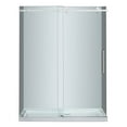 thumbnail image 2 of Aston Sdr976-Tr-60-10-M Moselle 60" X 77.5" Frameless Sliding Shower Door - Chrome, 2 of 7