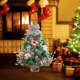 thumbnail image 4 of Dvkptbk Holiday Decorations Christmas Decorative Luminous LED Christmas Tree Home Desktop Decoration 0.6m Mini Desktop INS Simulation Tree, Christmas Gift Home Decor Christmas Decorations, 4 of 5