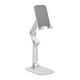 thumbnail image 2 of Soporte de escritorio para teléfono móvil Bling Bling ajustable y plegable color blanco, 2 of 10