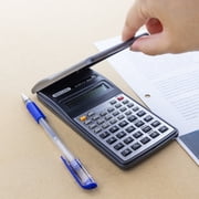 BAZIC Products Pocket Size Calculator, 8-Digit, Flip Cover, LCD Display, Black