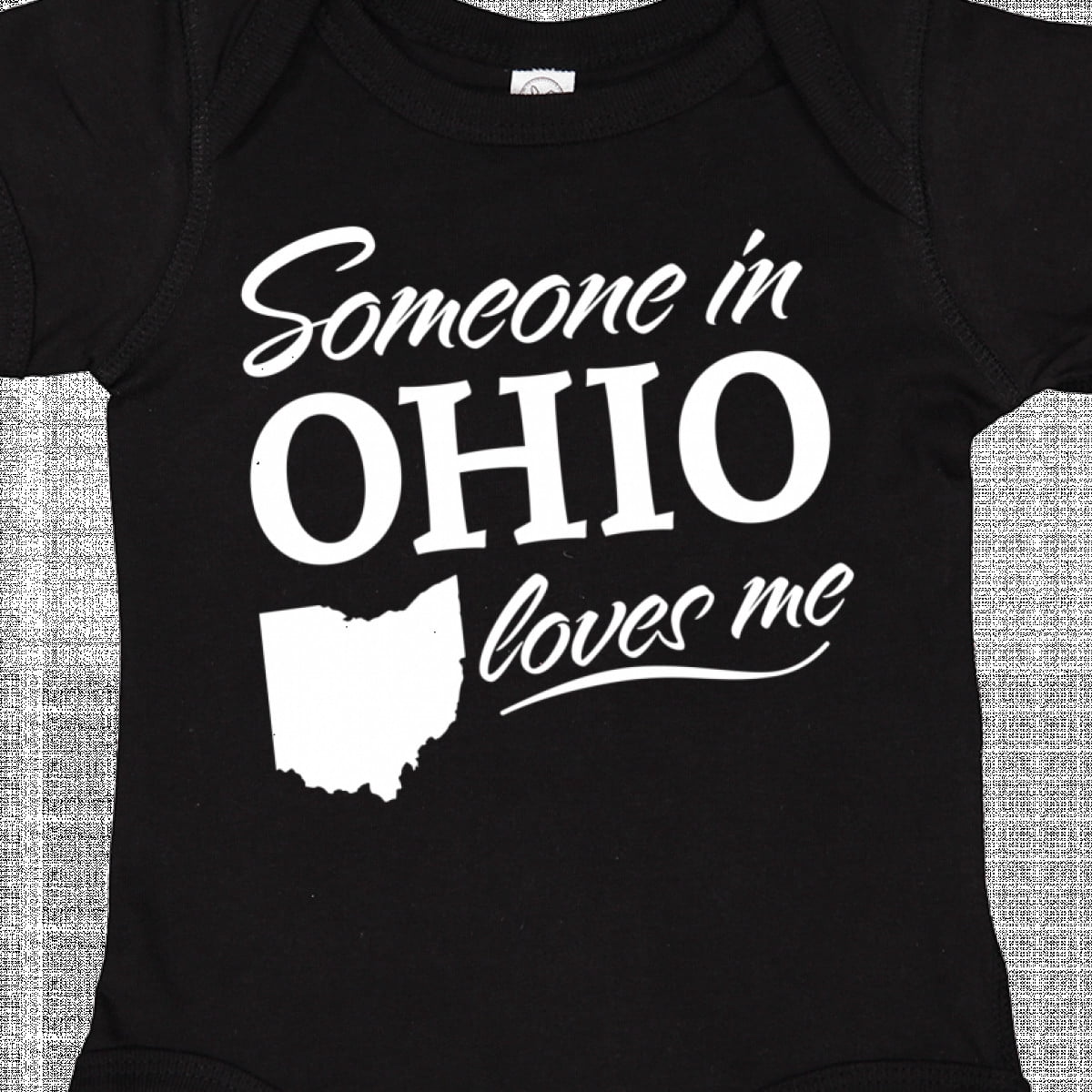 Inktastic Someone in Ohio Loves Me Boys or Girls Baby Bodysuit