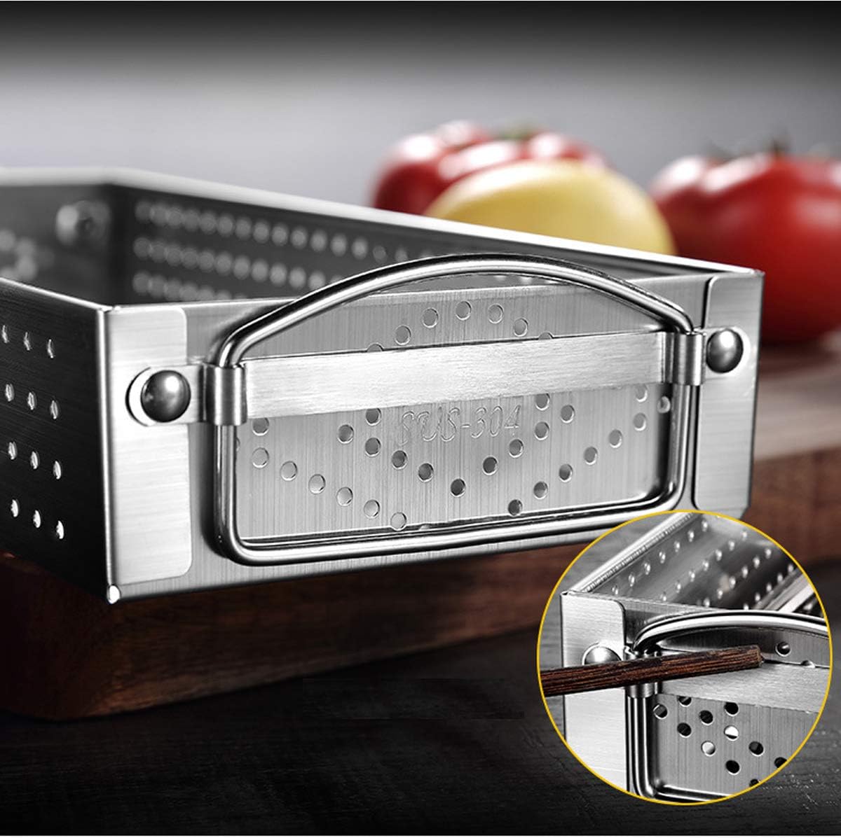 Mesh Cutlery Tray Drawer Organizer - 304 Stainless Steel Kitchen Utensil Drawer Organizer/Silverware Storage Kitchen Utensil Flatware Tray - 11.3x4.1x2.0 Inch