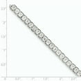 thumbnail image 3 of Finest Gold 14K White Gold Diamond Tennis Bracelet, 3 of 4