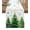 Gold Green, variant on Christmas Tree Green Table Runner 36 Inches, Winter Snowflakes Xmas Pine Tree Bed Runner Dresser Scarves Tabletop for Indoor Outdoor Parties/Ceremony/Banquet, 13"x 36"