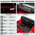 thumbnail image 3 of VOLTZ TOYS 24V Licensed Lexus GX 550 Kids Ride-On SUV – 2-Seater Electric Car with Dual Motors, LED Lights, USB Media Player & Safety Seatbelt – Luxury Truck, 3 of 6