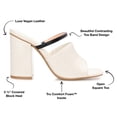 thumbnail image 5 of Journee Collection Womens Heiddy Tru Comfort Foam Open Square Toe Block Heel Sandals, 5 of 6