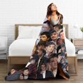 thumbnail image 6 of Josh Hutcherson Blanket Anti-Pilling Throw Blanket Plush Blanket Lightweight & Ultra-Soft, Warm & Comfy Flannel Fleece Blanket for Couch, Bed, Sofa, 50x60, 6 of 6