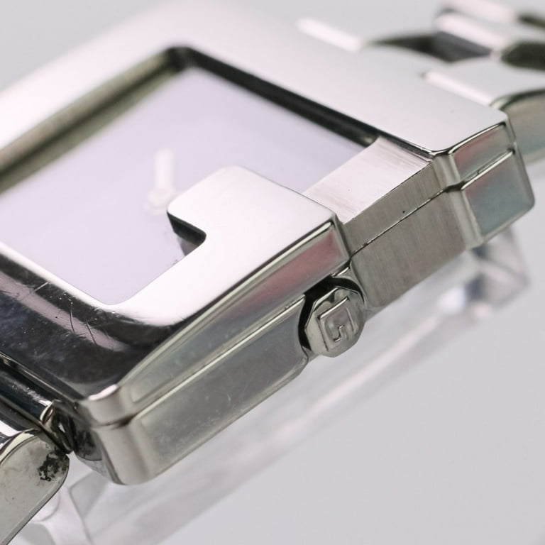 Pre-Owned GUCCI 3600J G Logo Square Women's Watch, Quartz Movement