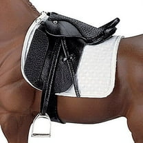 Breyer Traditional Stoneleigh II Dressage 1: 9 Scale Toy Horse Saddle - Black