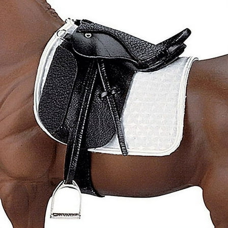 Breyer Traditional Stoneleigh II Dressage 1: 9 Scale Toy Horse Saddle - Black