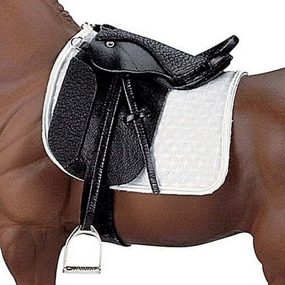 Breyer Traditional Stoneleigh II Dressage 1: 9 Scale Toy Horse Saddle - Black
