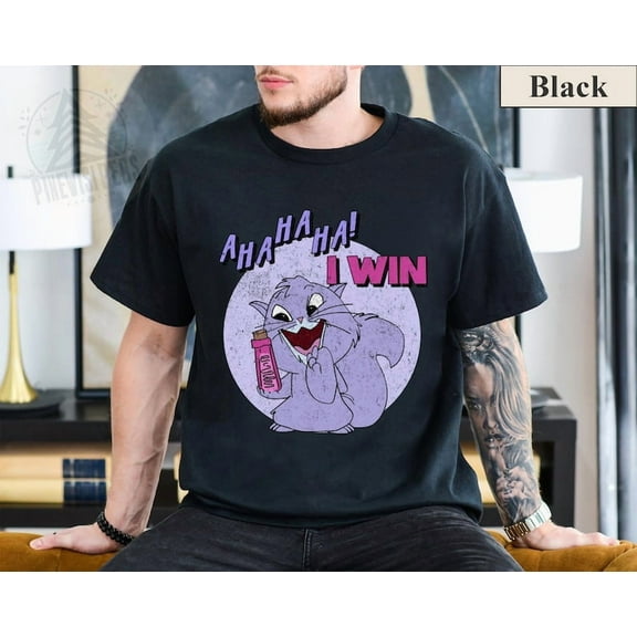 Disney Yzma Cat Ahaha I Win Shirt, Emperor'S New Groove T-shirt, Tee, Birthday Gift Tee, Disneyland Family Vacation Trip Shirt
