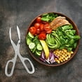 thumbnail image 5 of Stainless Steel Salad Serving Tongs for Kitchen, Restaurant, Bar, 5 of 6