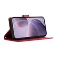 thumbnail image 3 of DF-06 For Xiaomi Poco X7 Pro 5G Redmi Turbo 4 5G Phone Case Line Imprint Leather Wallet Cover - Gree, 3 of 5