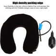 thumbnail image 2 of HELIAHO 3 Layer Inflatable Neck Support Neck Massager, Foldable Breathable Cervical Collar Neck Traction Pain Relief Device(coffee) CJ911-7557, 2 of 7