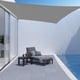 thumbnail image 4 of Vela de sombra rectangular con protección UV para patio, jardín, césped, jardín y eventos al aire libre, color gris, 4 of 5