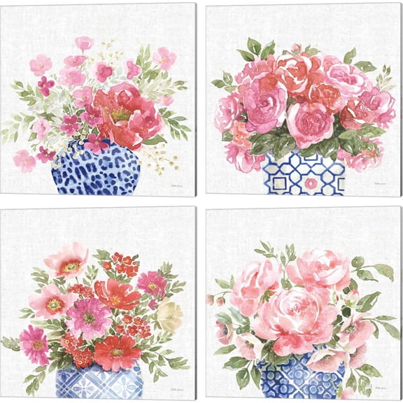 Great Art Now From the East No Words by Beth Grove 4 Piece Canvas Art Set Each 14W x 14H