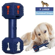 XMXIERUI Dog Chew Toys for Aggressive Chewers,Food Grade Non-Toxic Dental Pet Toy,Tough Durable Indestructible Dog Toys for Medium Large Dogs.Blue.