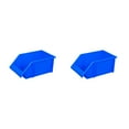 thumbnail image 2 of Transemion 10 Pcs Boîte de Rangement PE Facile à Localiser et Peu Encombrante - Empilable et Stable Inodore Supporte des Charges Lourdes Durable Bleu X3:350*210*150mm 2ensemble, 2 of 6