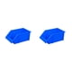 thumbnail image 2 of Speravity 10x Solución de almacenamiento azul inodoro y eficiente en el espacio - Pestillo de servicio pesado Etiqueta de apertura grande con Azul X3:350*210*150mm 2piezas, 2 of 4
