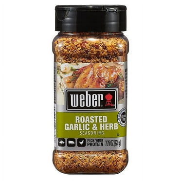 weber roasted garlic herb seasoning 7 75 oz