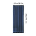 thumbnail image 3 of Solid Color Curtains, Gauze Curtains, Semi Shade Curtains, Lightweight + Polyester, Elegant Design, Bedroom/Office Use, Light Filtering, Decorative Drapes | Window Treatments, Home Dcor Aestivo, 3 of 9