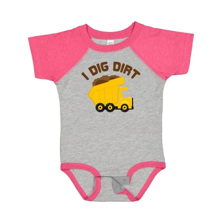 

Inktastic I Dig Dirt Gift Baby Boy or Baby Girl Bodysuit