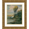 thumbnail image 1 of Bansemer, Roger 12x14 Gold Ornate Wood Framed with Double Matting Museum Art Print Titled - Last Light, 1 of 4