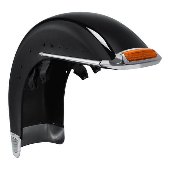 Suitable for Vivid Black Front Fender Assembly Fit For Harley Touring Electra Glide Road King FLHT 1989-2013 2012