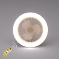 thumbnail image 3 of Sentmoon Electronics Gadgets E27 Ceiling Fan With Lights,Enclosed Low Profile Fan Light,Ceiling Light With Fan,Hidden Electric Fan Delier Gimbal Lamp Electronics Gadgets Deals of the Day Clearance Pr, 3 of 4