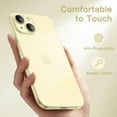 thumbnail image 6 of JETech Ultra Slim (0.35mm Thin) Case for iPhone 15 6.1-Inch, Camera Lens Cover Full Protection, Lightweight Matte Finish PP Hard Minimalist Case, Support Wireless Charging (Yellow), 6 of 6