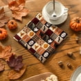 thumbnail image 3 of Sm:)e Ghost Bat Cat Pumpkin Halloween Cloth Napkins Set of 4 Reusable Napkins, Washable Table Napkin for Holiday Party 18"x18", 3 of 8