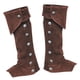 thumbnail image 5 of Botas de pirata de Halloween para hombre Botas de pirata de cuero esmerilado Cubierta de zapatos Traje medieval retro de lujo , marrón Salvador Cubrebotas Pirata, 5 of 8
