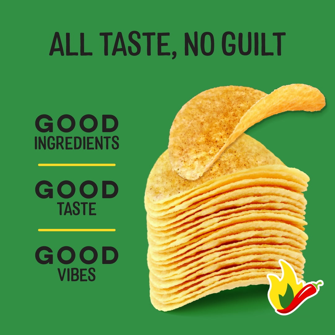 (4 pack) The Good Crisp Company Gluten Free Spicy Jalapeno Snack Chips, 5.6 oz