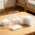 thumbnail image 3 of Clear Flat Breast Milk Freezer Storage Organizer, Space Saving Breastmilk Freezer Tray for Breastfeeding, Bag Organization, Reusable Breastmilk Storage Containers, 7.28 x 4.92 x 0.55 in,Clear, 3 of 7
