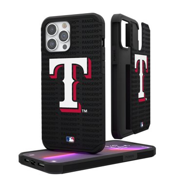 Texas Rangers Text Backdrop iPhone Rugged Case