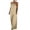 Beige, variant on Jumpsuit for Women Pants Sleeveless Cami Backless Wide Leg Romper with Side Pockets, Casual Summer Vacation Playsuit