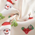 thumbnail image 6 of Wenfanal Toddler Pajama Set Baby Christmas Pajama Set Cartoon Christmas Tree Bow Print Loungewear 2pcs Set Size 3-4Years,Green, 6 of 9