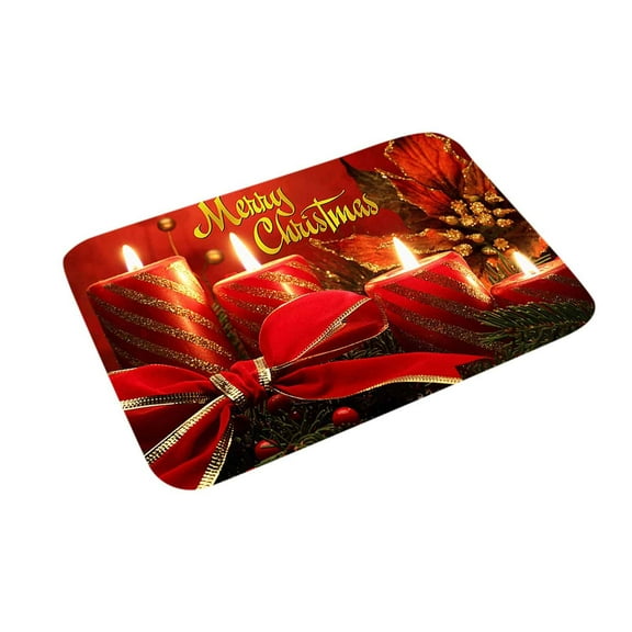 Vikakiooze 2022 1pc Merry Christmas Welcome Doormats Indoor Home Carpets Decor 40x60CM