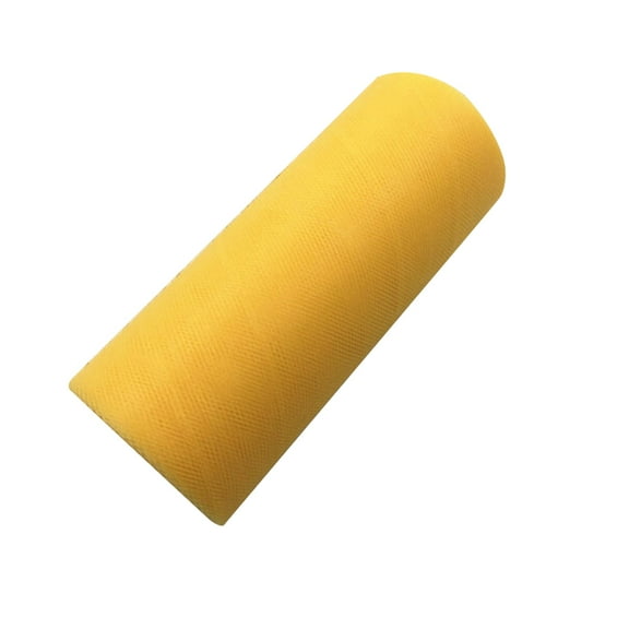 icolorfuled 25 Yards Yellow Tulle Roll for Wedding Party Sewing