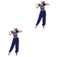 thumbnail image 4 of Minnieouse Pantalones de danza del vientre indio, conjunto de disfraz con cordones en la espalda, traje Sexy para adultos, ropa de moda para Type9 NO9, 4 of 6