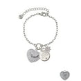 thumbnail image 2 of Delight Jewelry Silvertone Little Sister on AB Crystal Heart Silvertone Discover Dream Explore Zoey Charm Bracelet, 6.5+2" Extender, 2 of 4