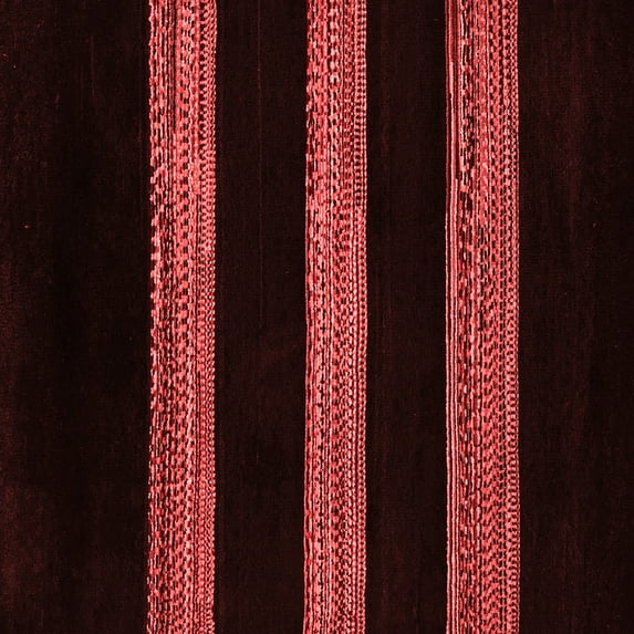 Ahgly Company Indoor Square Abstract Red Modern Area Rugs, 5' Square