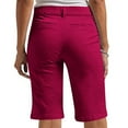 thumbnail image 6 of Mohiass Womens Bermuda Shorts Cargo Lounge 2025 Trendy Twill Shorts Summer Comfy High Waisted Chino Shorts with Pockets Hot Pink 2XL, 6 of 8