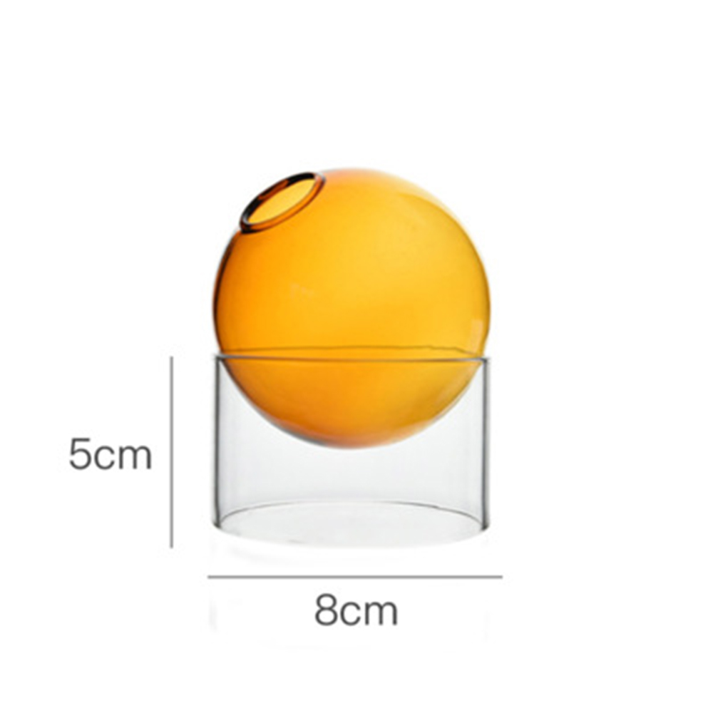 Living room decorative glass vase Family decorative flower vase Modern