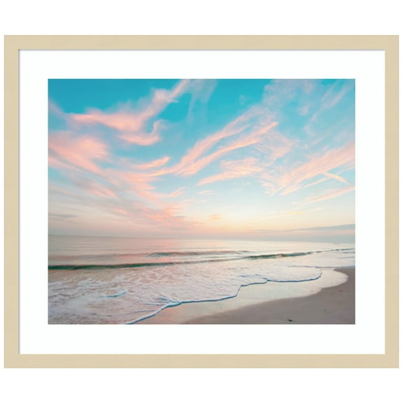 Amanti Art Cotton Candy Sky Wood Framed Wall Art Print
