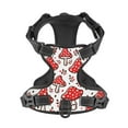 thumbnail image 4 of Lsque Amanita Red Mushroom Dog Harness, No-Pull Pet Harness with 2 Leash Clips, Adjustable Soft Padded Dog Vest with Easy Control Handle for Large Dogs-, 4 of 9