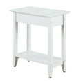 thumbnail image 4 of Convenience Concepts American Heritage Flip Top End Table with Shelf, White, 4 of 7